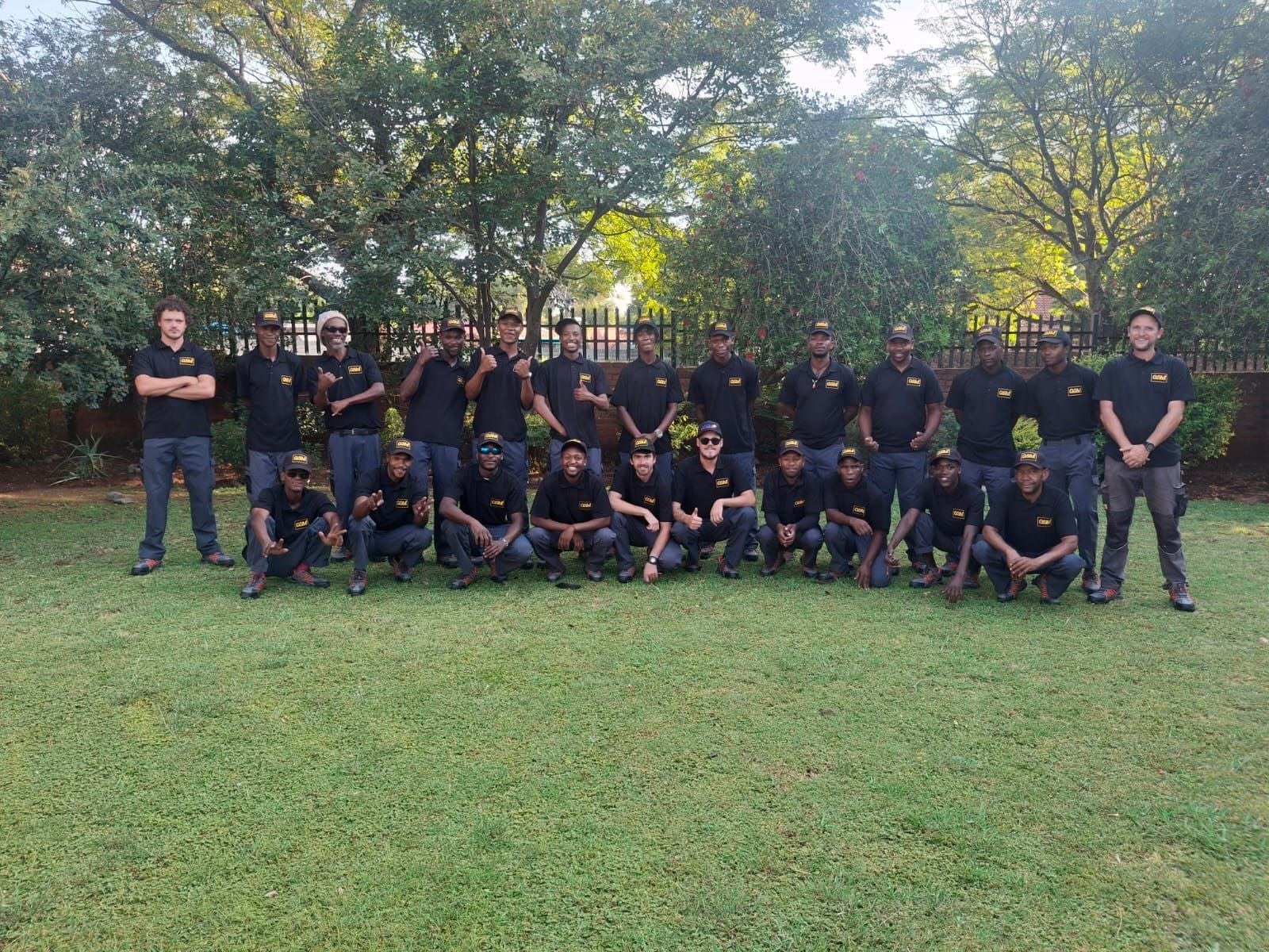 GSM Marketing and Installations team in company uniforms